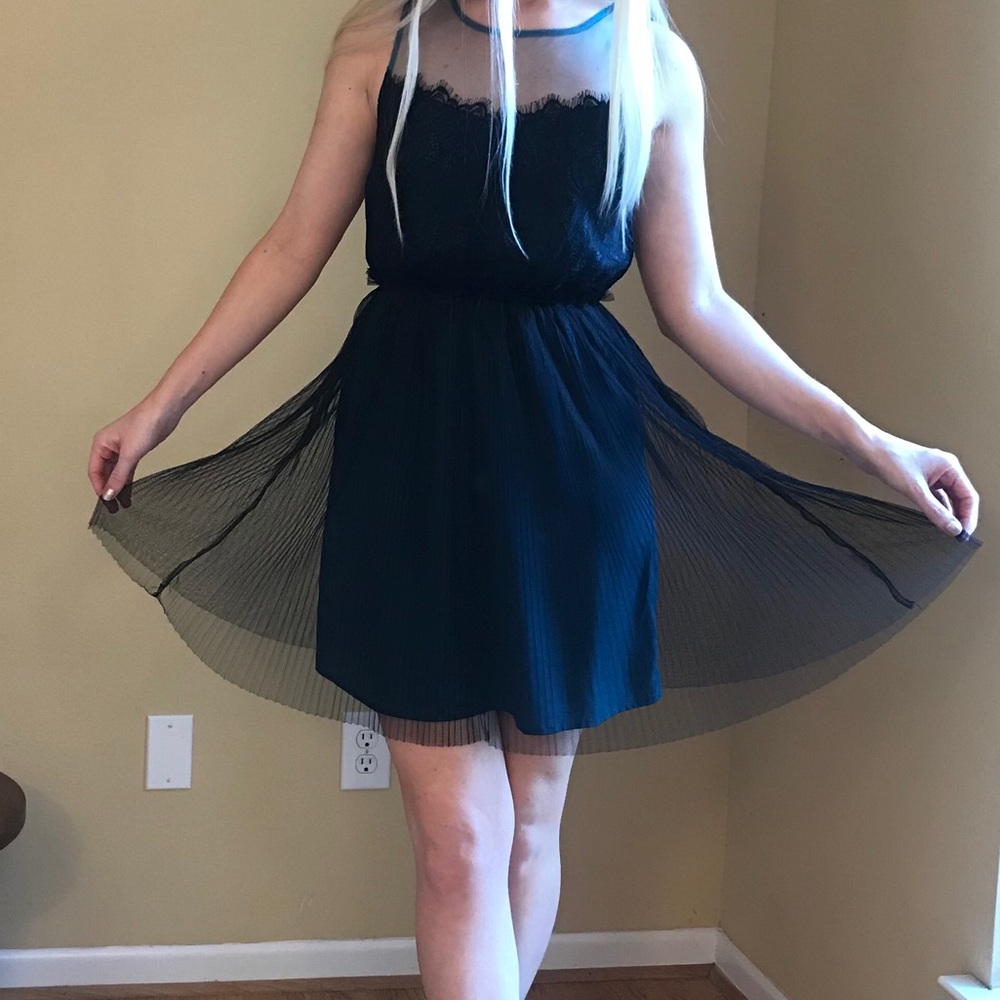 ModCloth LACE overlay and tulle dress